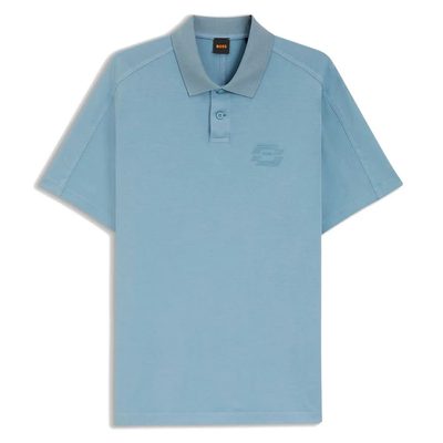 BOSS Techno Short Sleeve POLO衫 水洗棉 寬鬆版型 正品歐洲代購 [142822434]