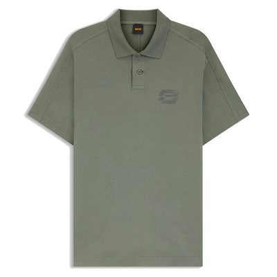 BOSS Techno Short Sleeve POLO衫 純棉 透氣 男款 正品歐洲代購 [142822439]