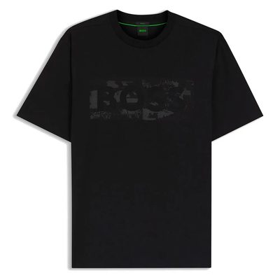 BOSS Globe Logopattern Sh T恤 純棉 彈性 男款 正品歐洲代購 [142850608]