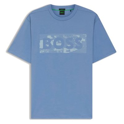 BOSS Globe Logopattern Sh T恤 透氣 舒適 經典 男款 正品歐洲代購 [142850609]