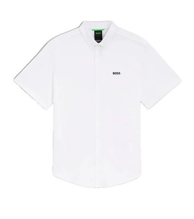 BOSS Motion Short Sleeve 純棉 抗皺 透氣 男款 正品歐洲代購 [142850653]