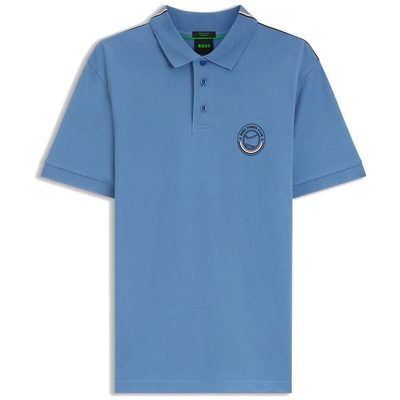 BOSS Open Short Sleeve POLO衫 透氣 舒適 有領 休閒 正品歐洲代購 [142850667]