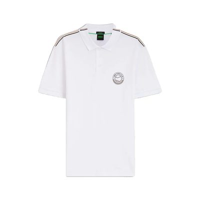 BOSS Open Short Sleeve POLO衫 透氣 舒適 有領 休閒 正品歐洲代購 [142850668]