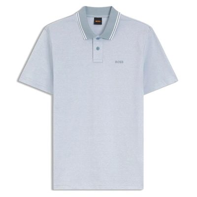 BOSS Pe Oxford New Short POLO衫 純棉 透氣 男款 正品歐洲代購 [142850679]