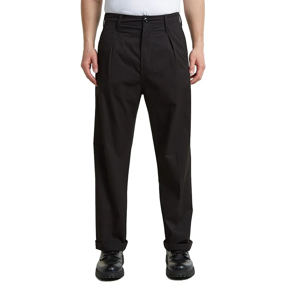 G-STAR RAW Star Pleated Relaxed 長褲 舒適 百搭 正品歐洲代購 [142853116]