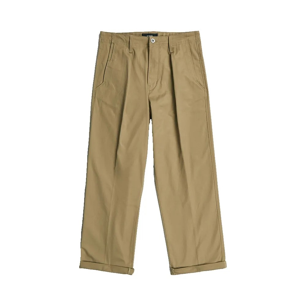 G-STAR RAW Star Pleated Relaxed 長褲 舒適 百搭 正品歐洲代購 [142853120]