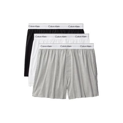 CALVIN 3件組 Klein 四角褲 無縫 吸濕排汗 男內褲 平口褲 正品歐洲代購 [142869782]