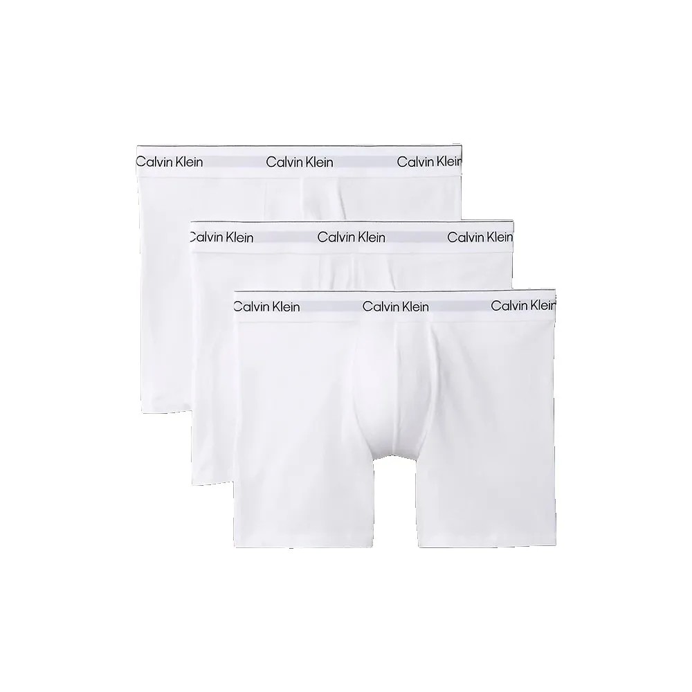 CALVIN 3件組 Klein 四角褲 透氣 舒適 男內褲 平口褲 正品歐洲代購 [142869804]