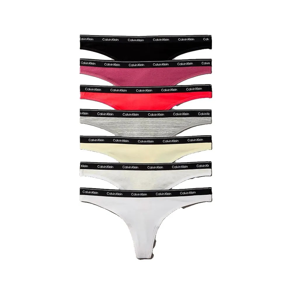 CALVIN KLEIN 7件組 Thong 7 純棉 舒適 正品歐洲代購 [142869924]