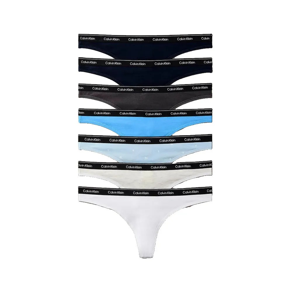 CALVIN KLEIN 7件組 Thong 7 純棉 無痕 正品歐洲代購 [142869928]