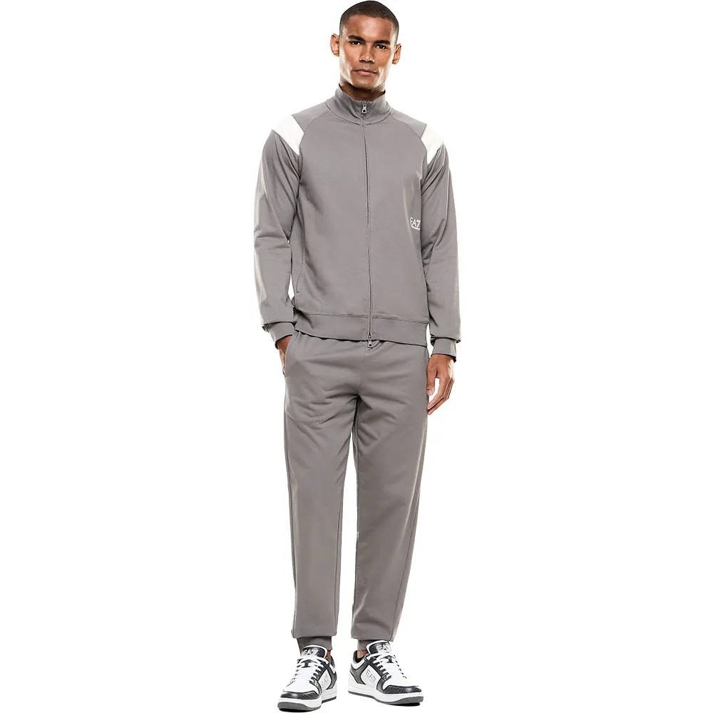 EA7 EMPORIO ARMANI Tracksuit 棉質 立領 正品歐洲代購 [142894317]