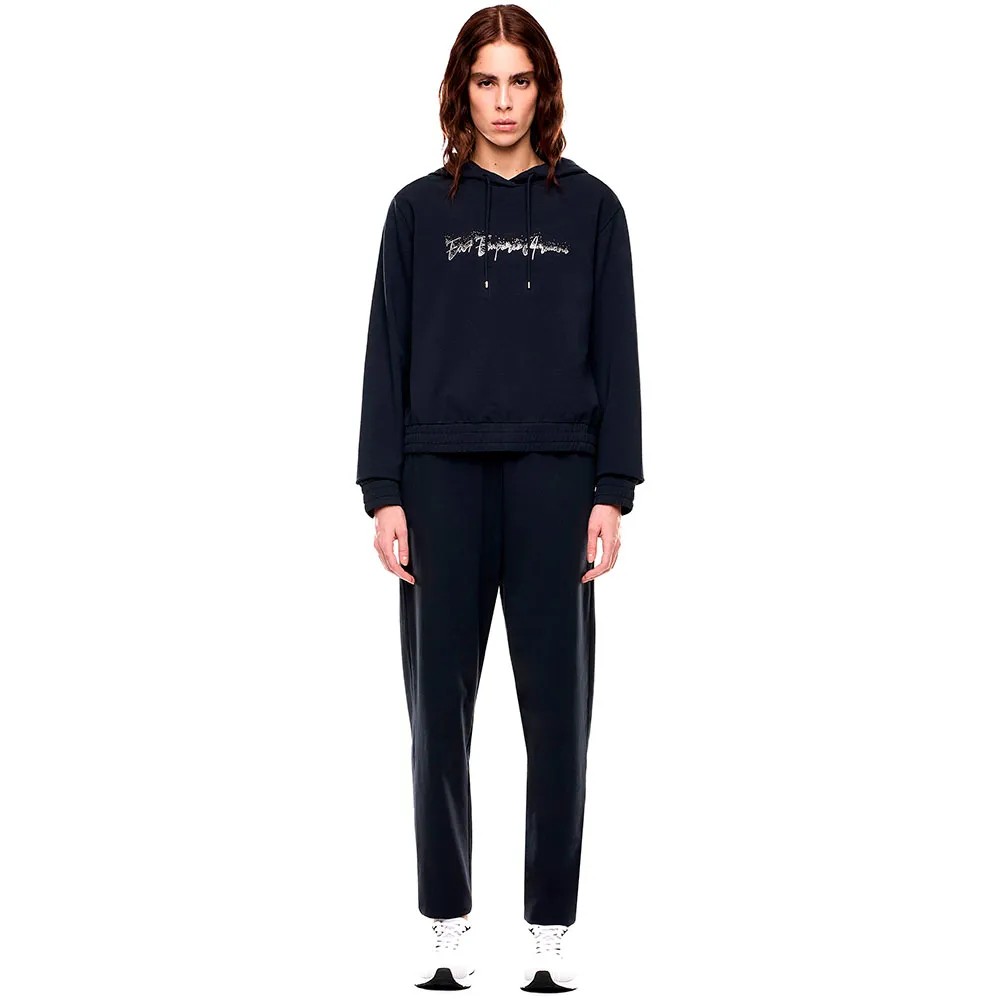 EA7 EMPORIO ARMANI Tracksuit 有機棉 修身剪裁 正品歐洲代購 [142895643]