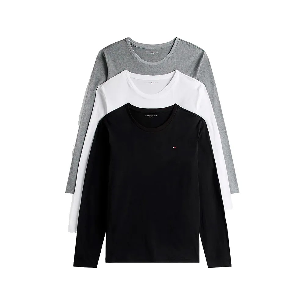 TOMMY HILFIGER Signature Long Sleev 舒適 彈性 正品歐洲代購 [142950523]