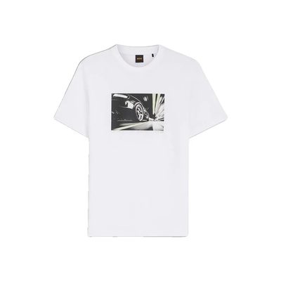 BOSS Motors Short Sleeve T恤 輕量 純棉 男款 正品歐洲代購 [142987485]