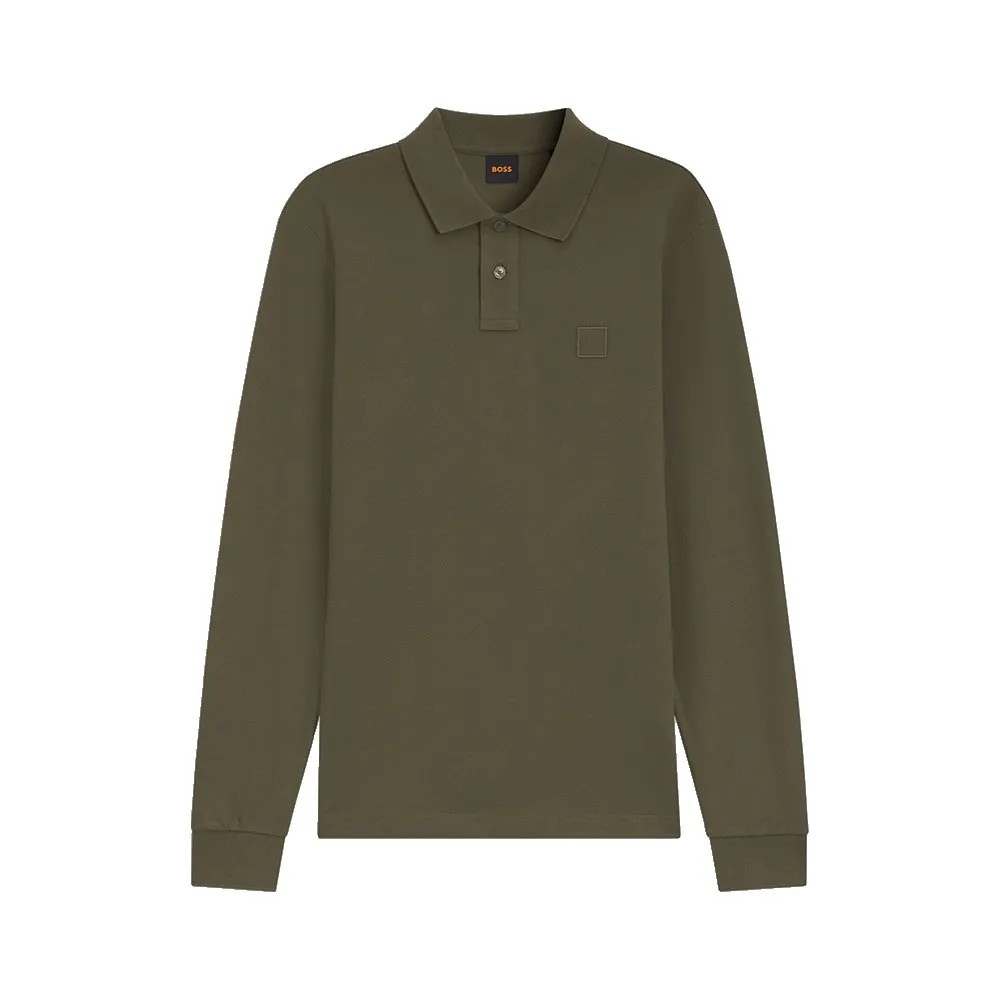 BOSS Passerby Long Sleeve POLO衫 彈性棉質 修身版型 正品歐洲代購 [143000907]