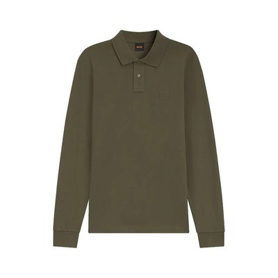 BOSS Passerby Long Sleeve POLO衫 彈性棉質 修身版型 正品歐洲代購 [143000907]