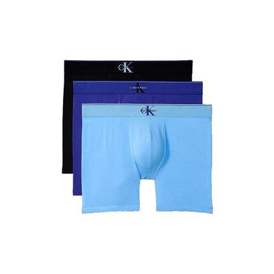 CALVIN 3件組 Klein Brief 四角褲 彈性 棉質 男內褲 平口褲 正品歐洲代購 [143036060]