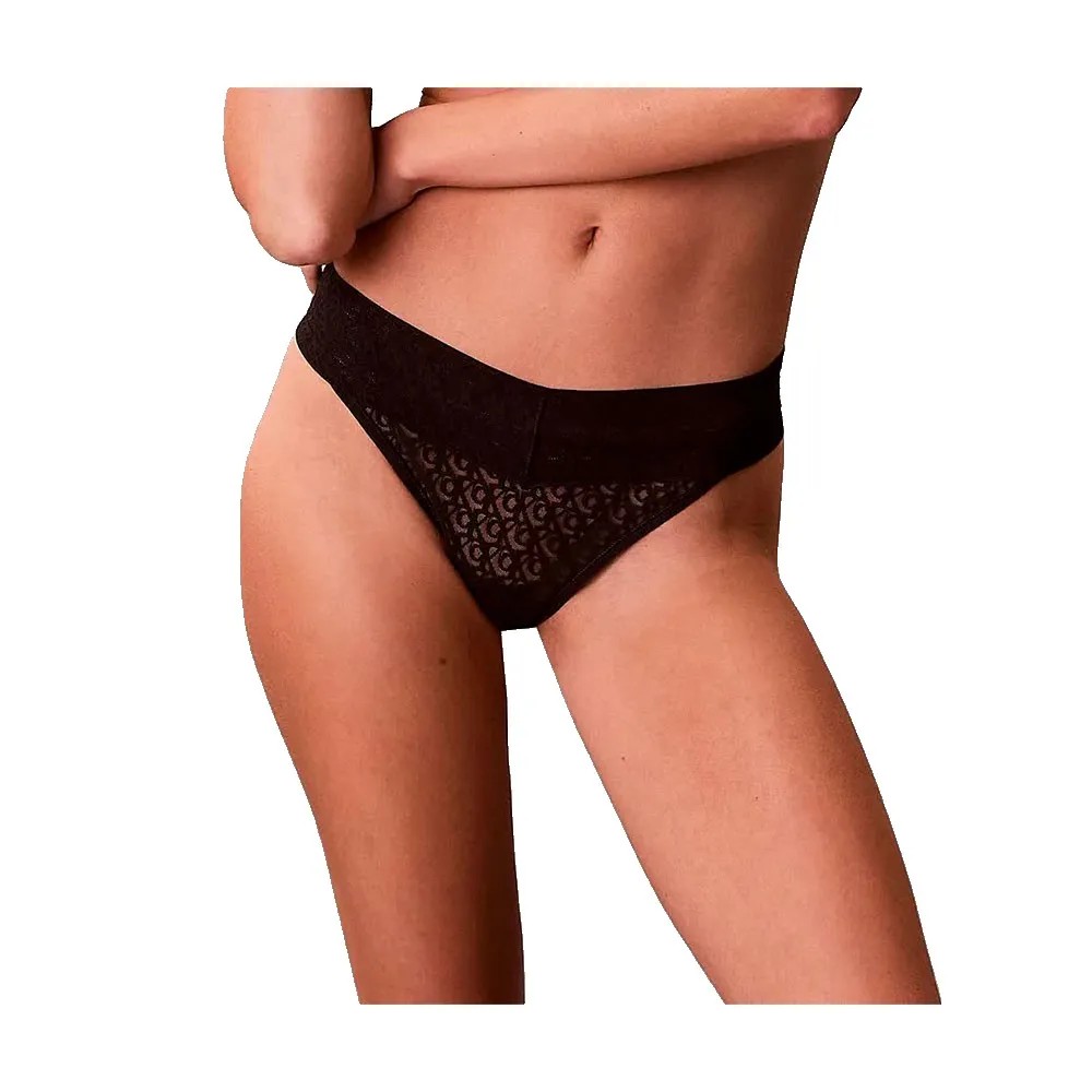 CALVIN KLEIN Thong 蕾絲 舒適 正品歐洲代購 [143036069]