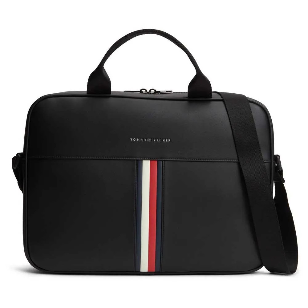 TOMMY HILFIGER Metro Laptop Briefca 舒適 防滑 正品歐洲代購 [143038185]