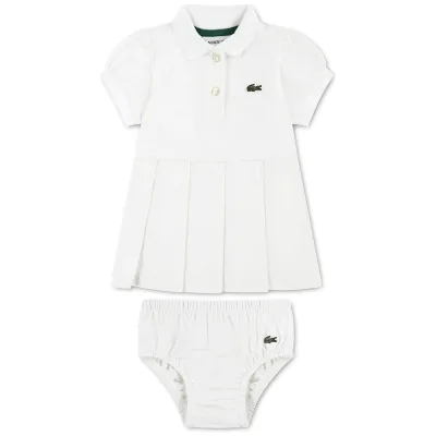 LACOSTE Short Sleeve Dress 洋裝 47394 刺繡Logo 正品代購