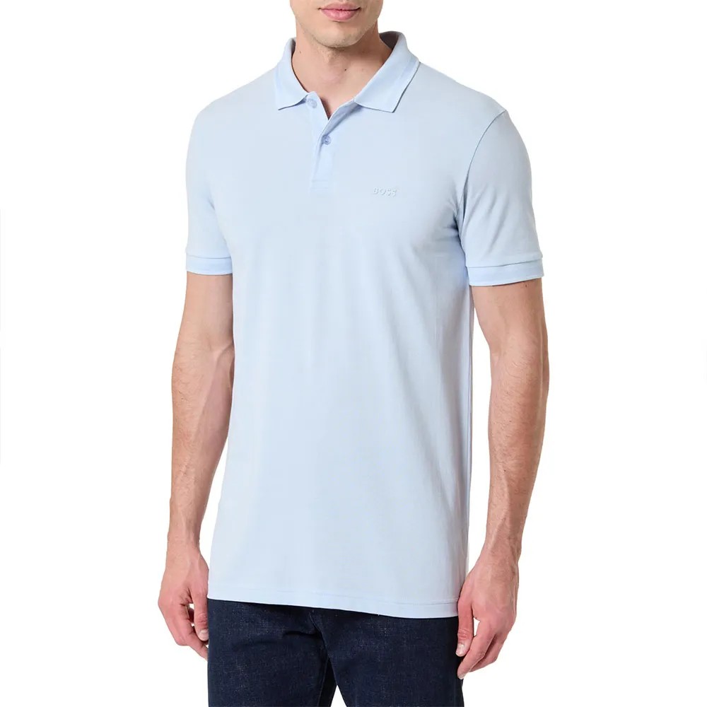 BOSS Pio Short Sleeve POLO衫 棉質 常規版型 有領 休閒 正品歐洲代購 [143067116]