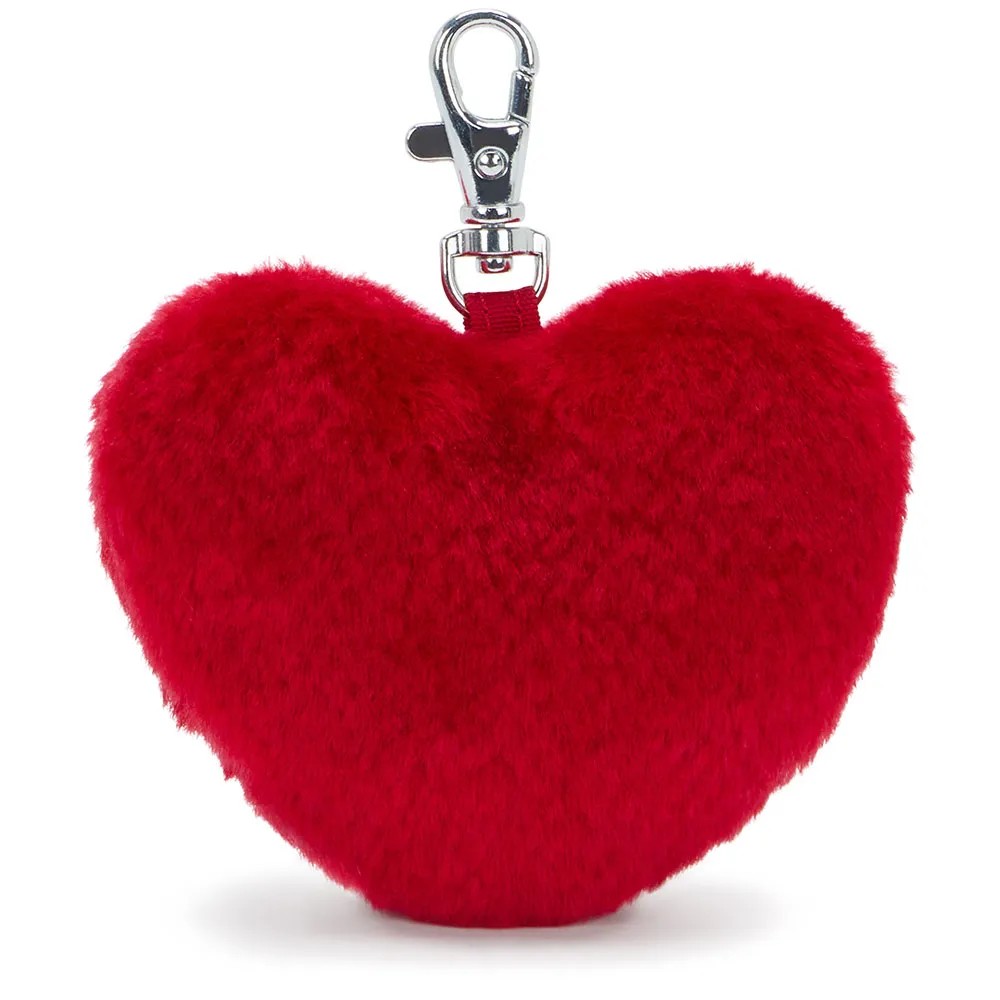 KIPLING Furry Heart Charm Ke 毛絨 鑰匙圈 正品歐洲代購 [143143037]