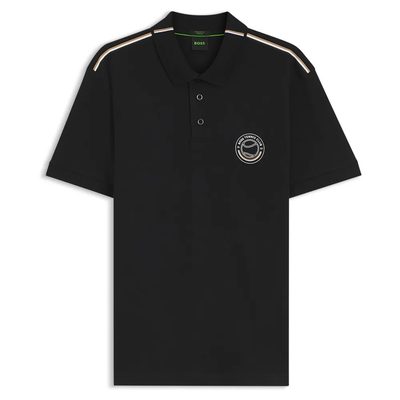 BOSS Open Short Sleeve POLO衫 透氣 舒適 有領 休閒 正品歐洲代購 [143145695]
