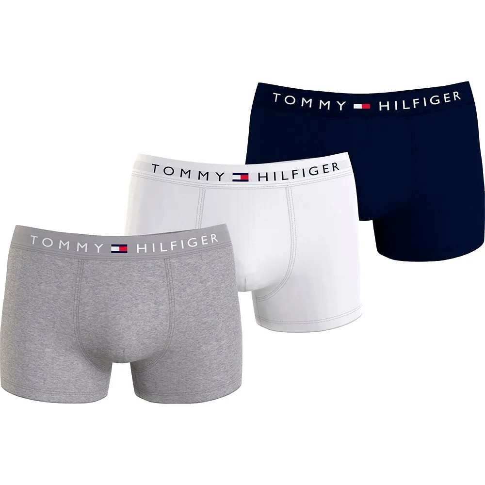 TOMMY HILFIGER 3件組 四角褲 舒適 彈性 男內褲 平口褲 正品歐洲代購 [143240583]