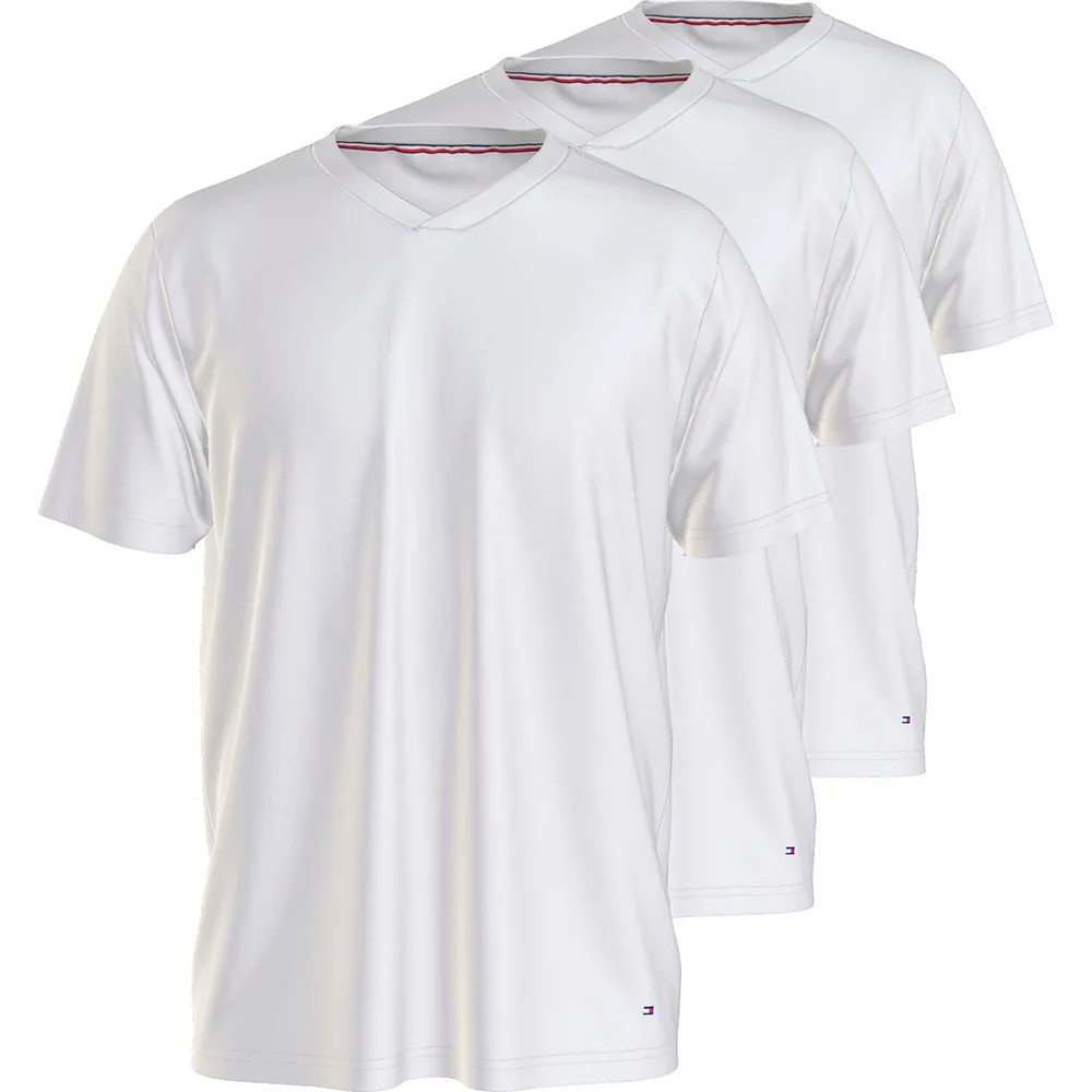 TOMMY HILFIGER Short Sleeve V Neck 舒適 透氣 正品歐洲代購 [143240588]