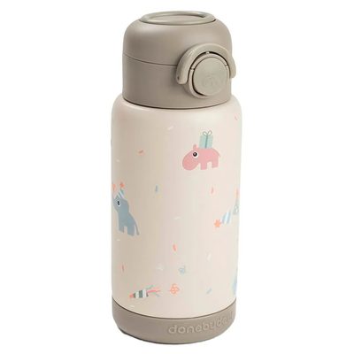 DONE BY DEER Deer Insulated Celebration 340ml Straw Bottle 水壺 正品代購