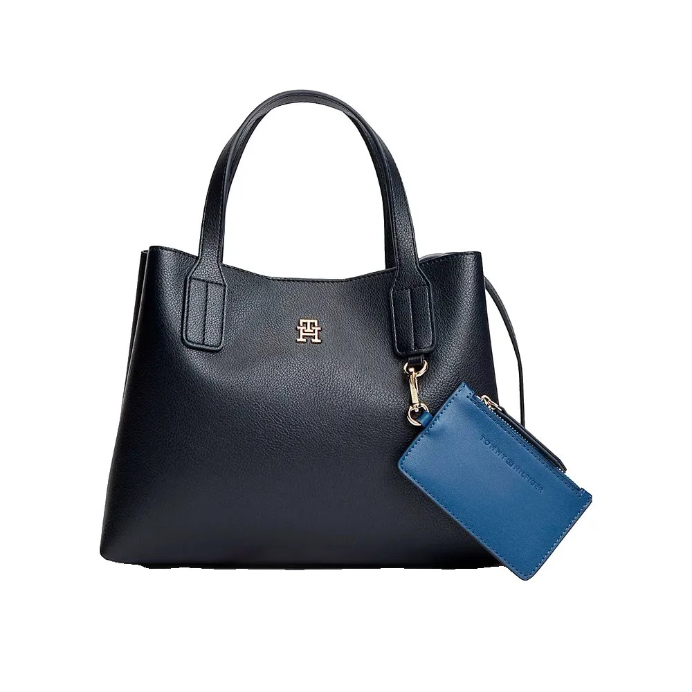 TOMMY HILFIGER Icon Mini Satchel Sh 耐磨 經典 正品歐洲代購 [143267816]