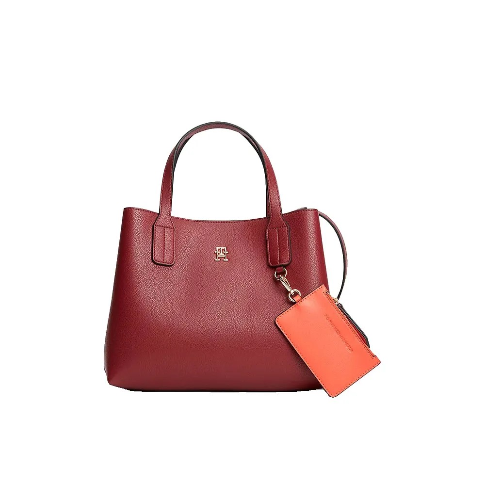 TOMMY HILFIGER Icon Mini Satchel Sh 耐磨 經典 正品歐洲代購 [143267826]
