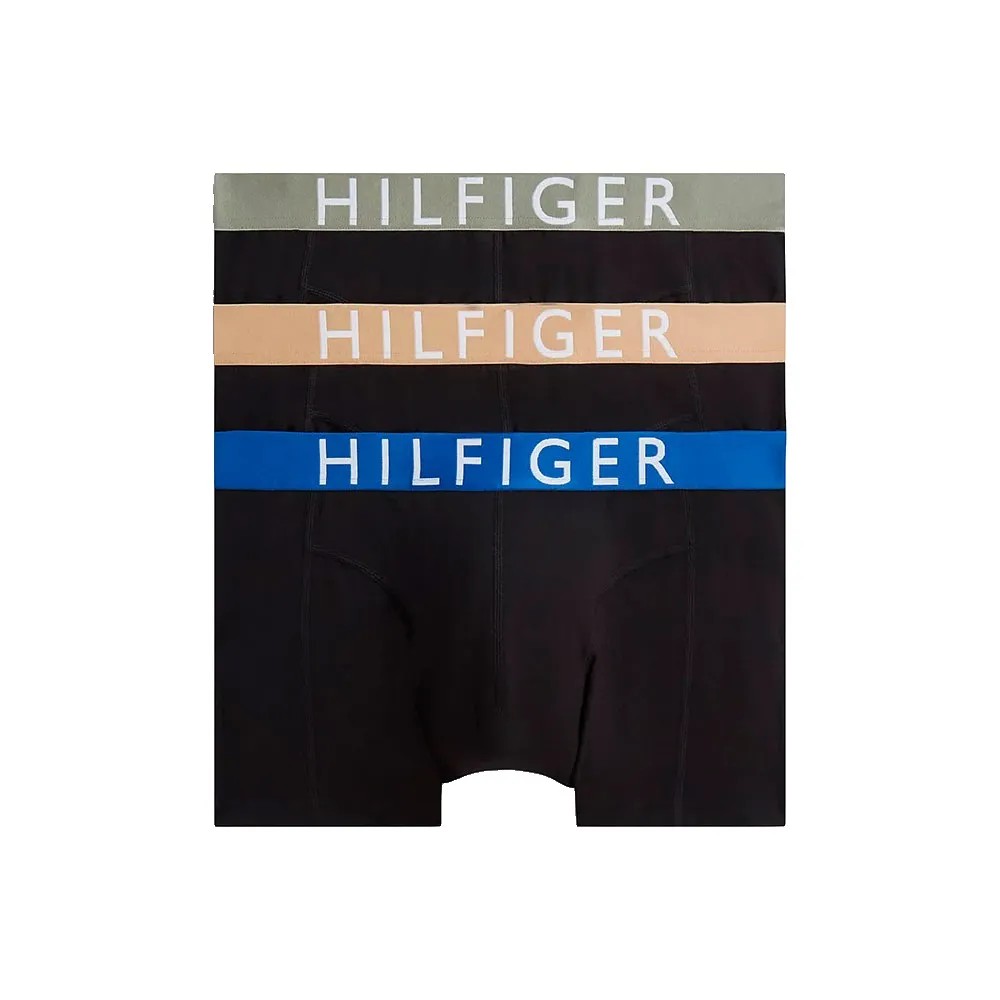 TOMMY HILFIGER 3件組 四角褲 有機棉 彈性腰帶 男內褲 平口褲 正品歐洲代購 [143268459]