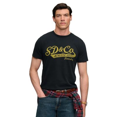 SUPERDRY Vintage Script Short T恤 舒適 復古 經典 正品歐洲代購 [143324316]