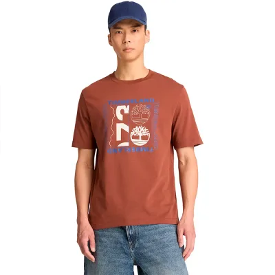 TIMBERLAND Double Logo Graphic Short Sleeve T Shirt T恤 耐磨 正品代購