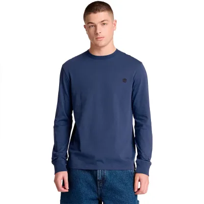 TIMBERLAND Dunstan River Tree Embroidered Slim Long Sleeve T Shirt T恤 耐磨 正品代購
