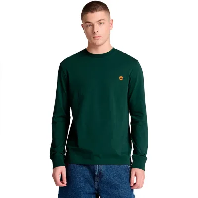 TIMBERLAND Dunstan River Tree Embroidered Slim Long Sleeve T Shirt T恤 耐磨 正品代購
