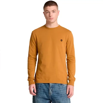 TIMBERLAND Dunstan River Tree Embroidered Slim Long Sleeve T Shirt T恤 耐磨 正品代購