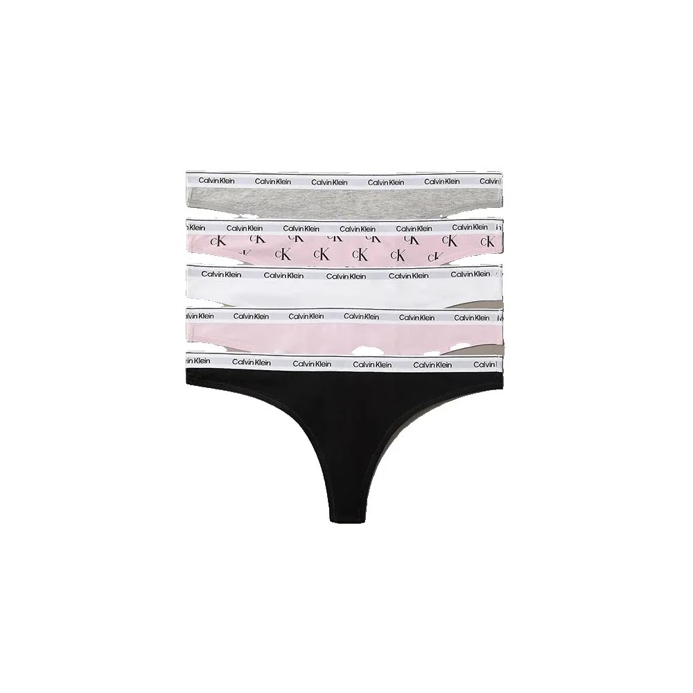CALVIN KLEIN 5件組 Thong 5 透氣 舒適 正品歐洲代購 [143366269]