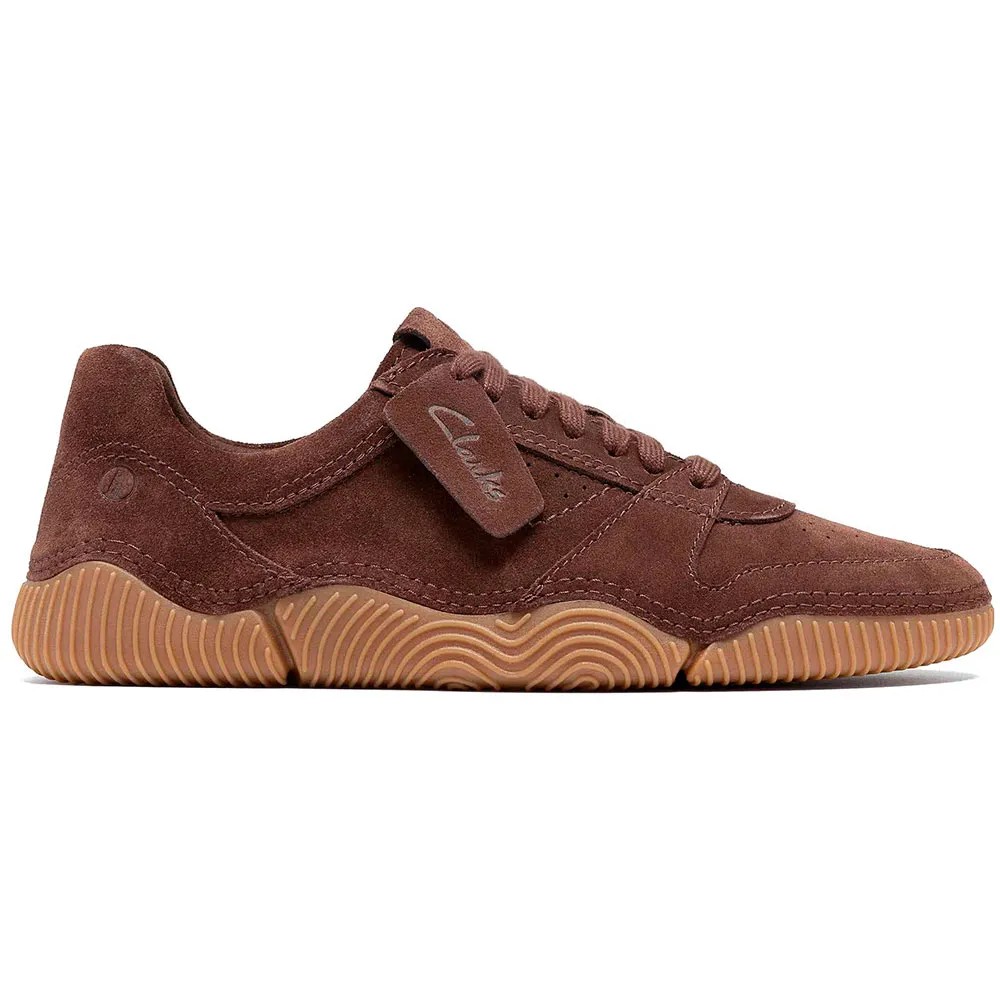 CLARKS Sharpham Lace 運動鞋 舒適 防滑 復古 麂皮 正品歐洲代購 [143392572]