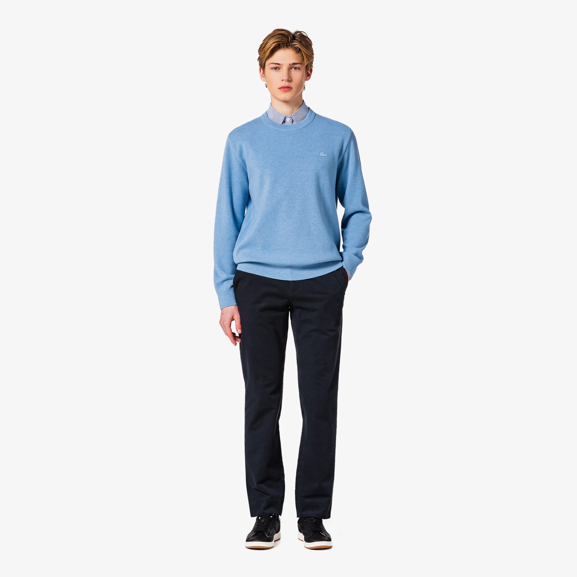 LACOSTE 羅紋絨毛長褲（深藏青色）｜官網代購 [HH552E-55N-HDE]