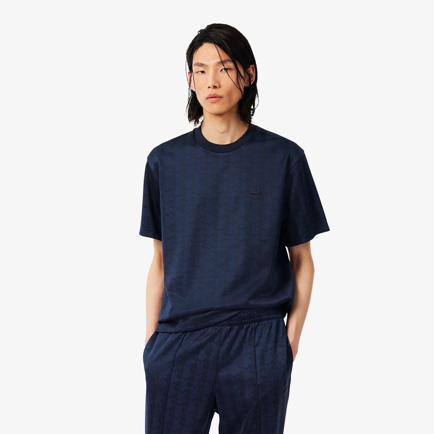 🐊 Lacoste TH1985 同色滿版提花短袖 T｜限時代購