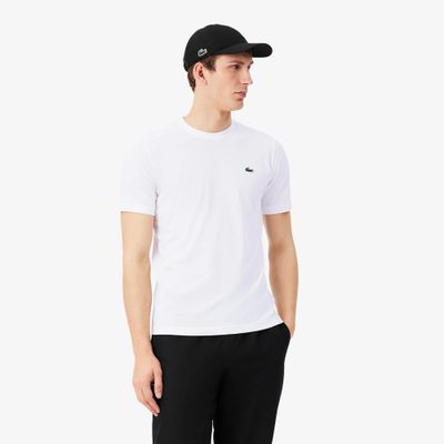LACOSTE 男款 Ultra Dry 棉質運動 T 恤（白色）｜官網代購 [TH7618-51-001]