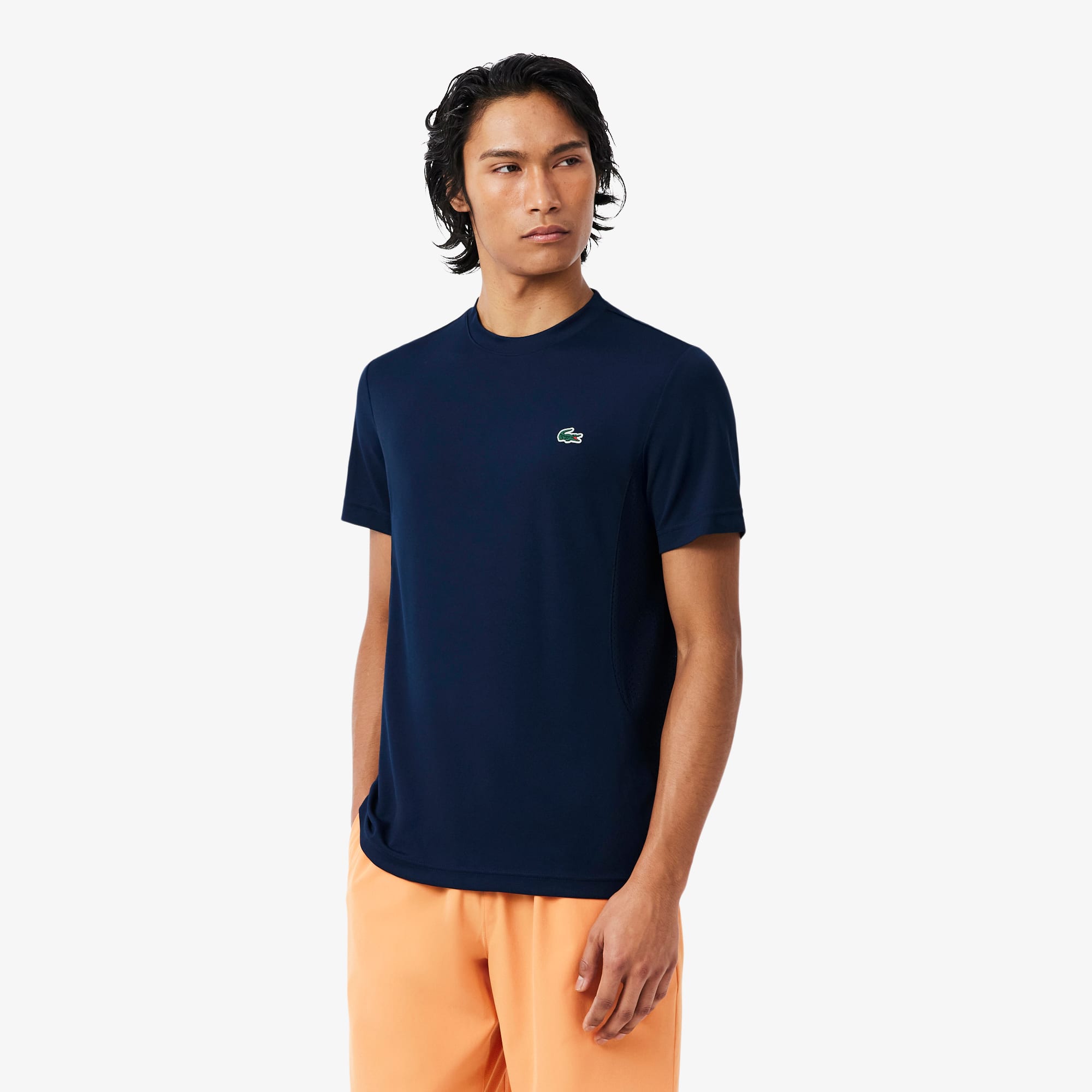 LACOSTE Novak Djokovic 系列短袖 T 恤（藏青色）｜官網代購 [TH9973-56G-166]