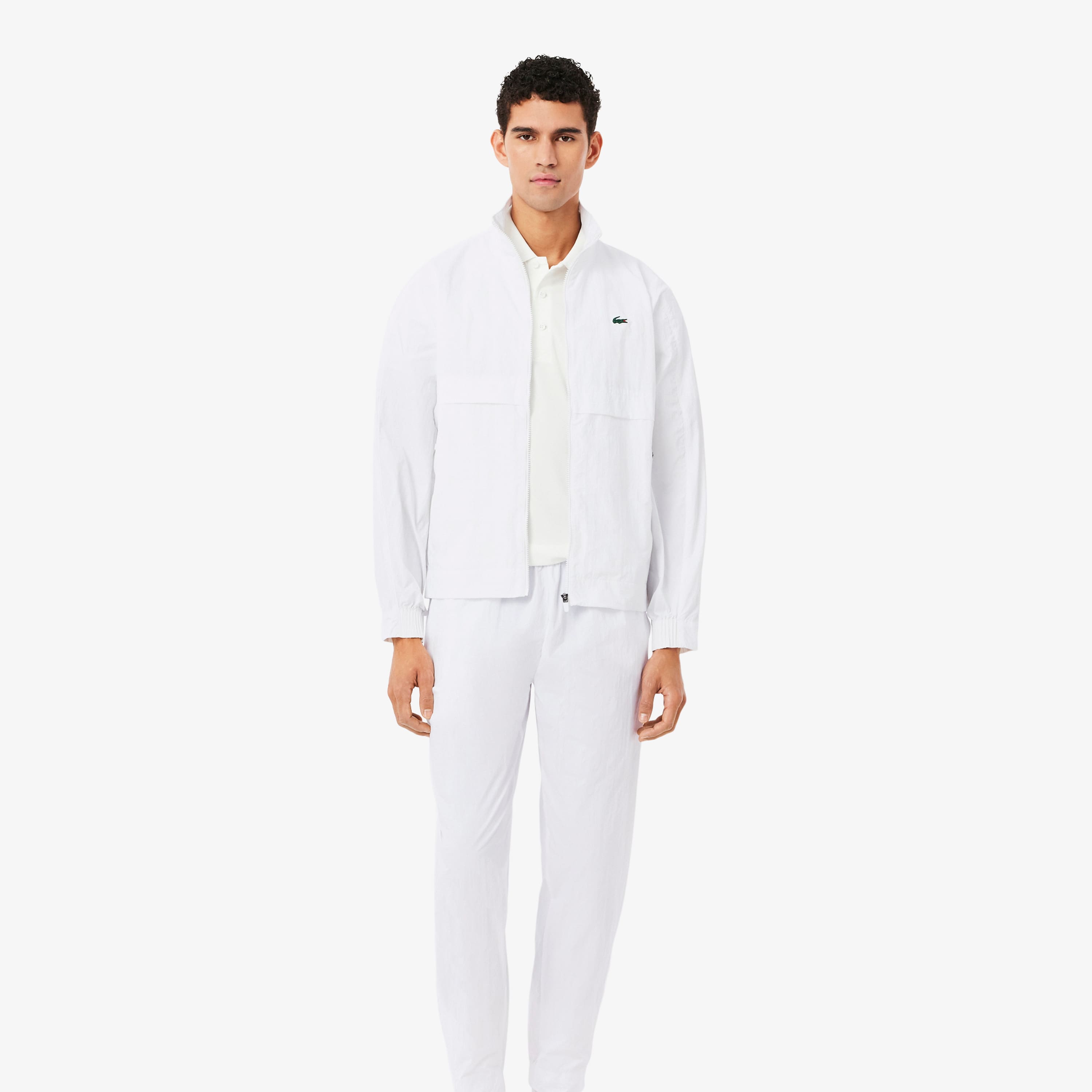 LACOSTE Novak Djokovic 系列運動套裝（米白色）｜官網代購 [WH9971-56G-001]