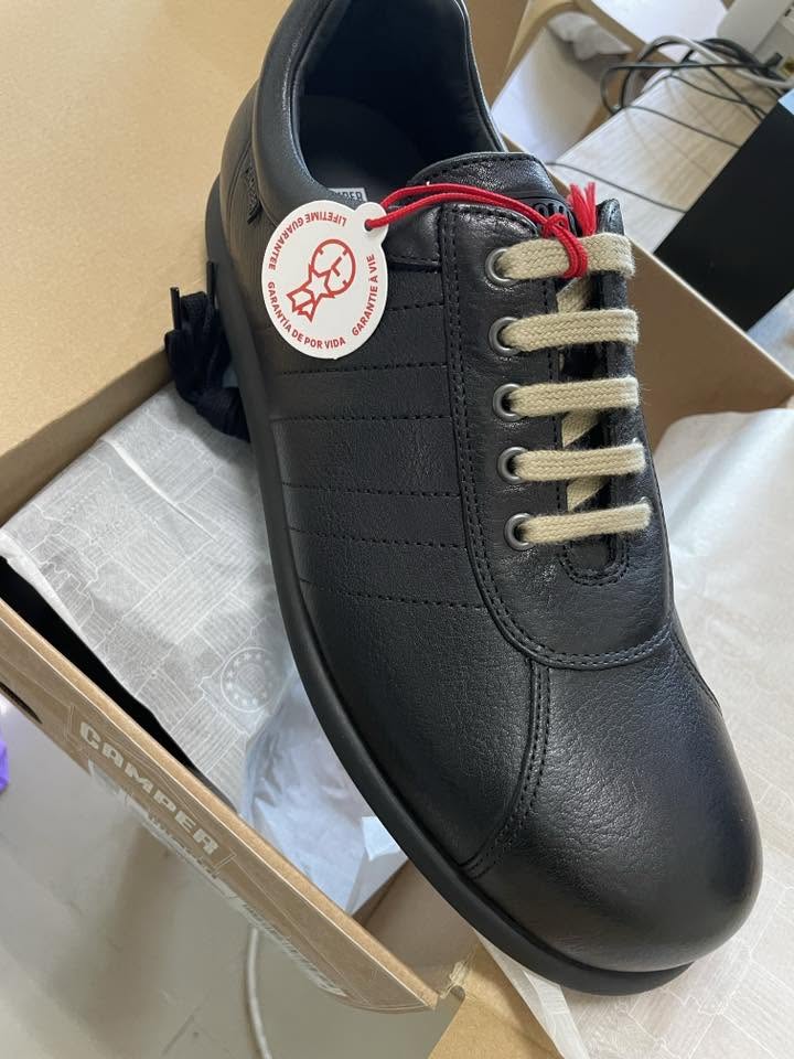 CAMPER Pelotas Ariel 黑色鞋盒開箱特寫